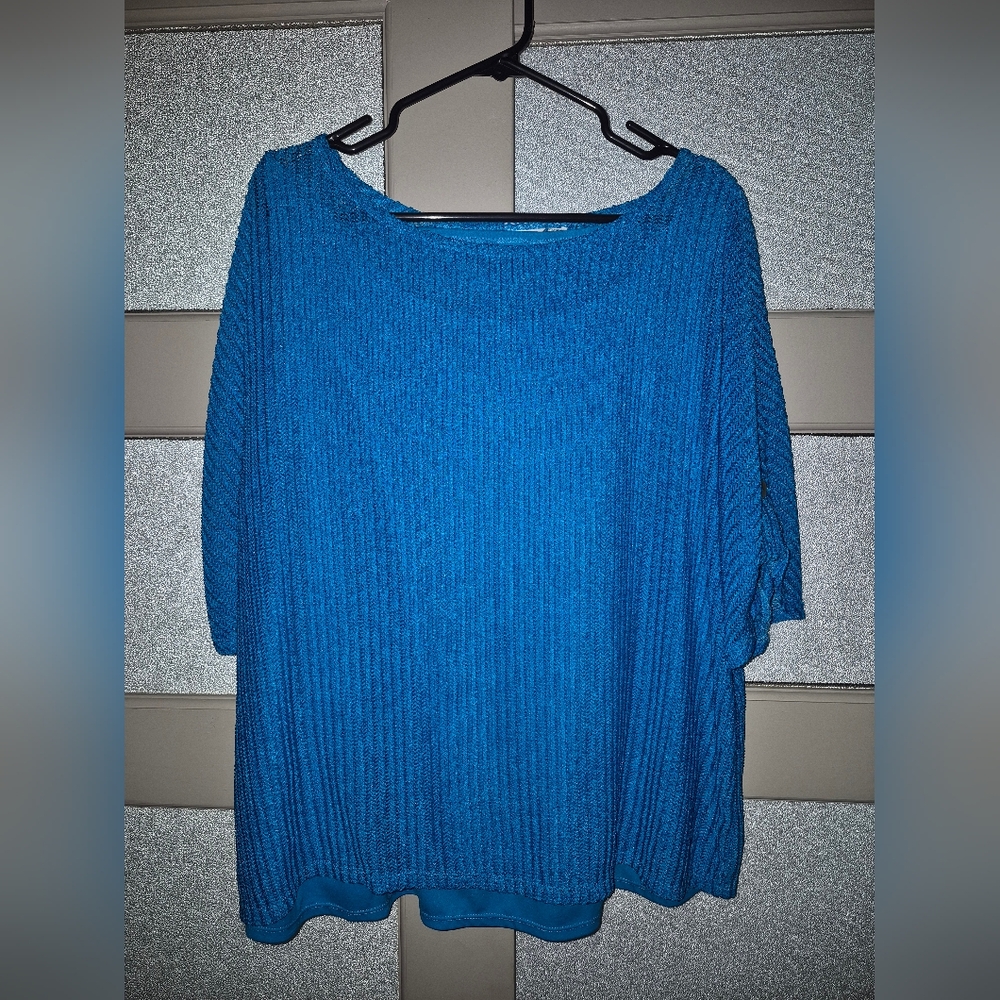 Kim Rogers Top With Built In Tank Top